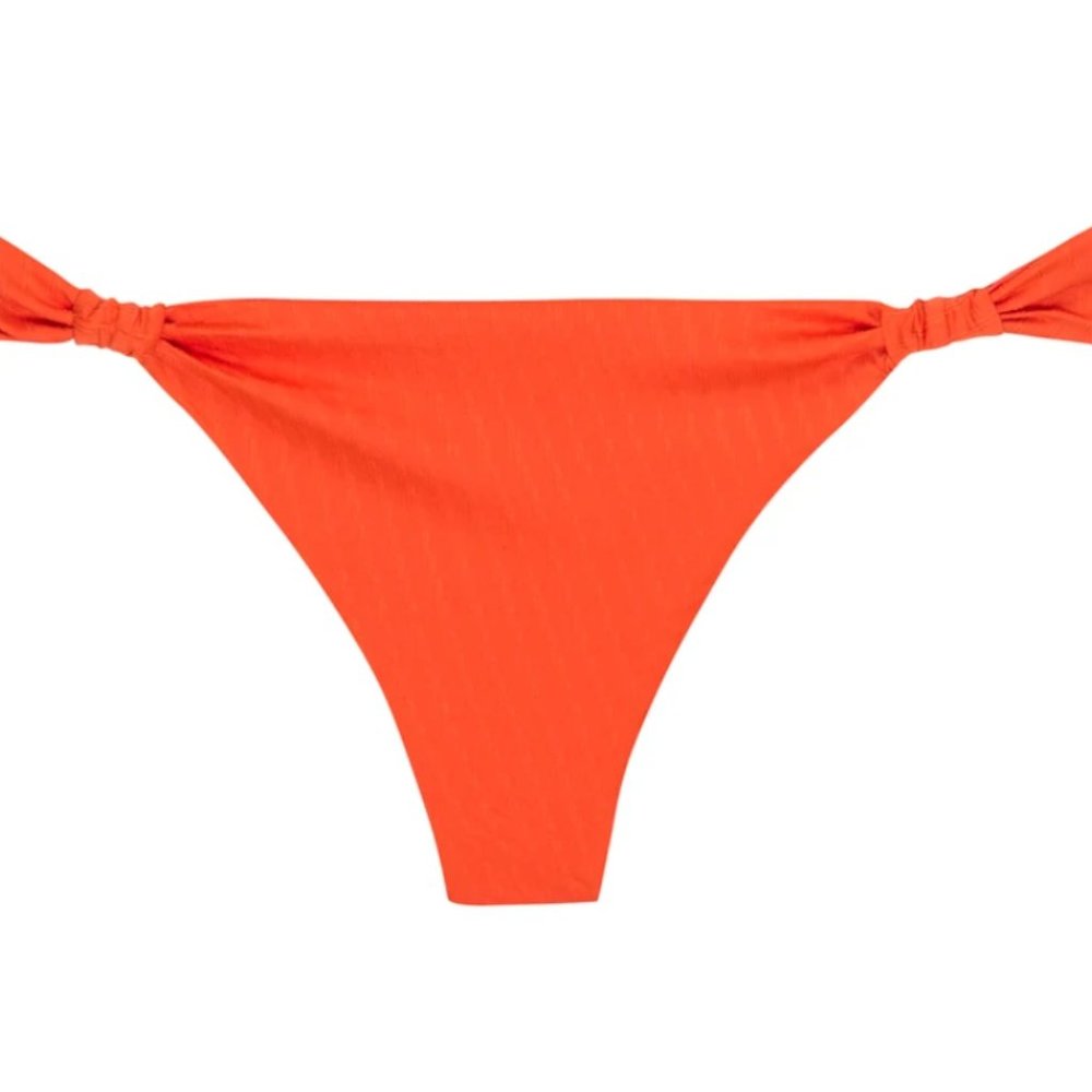 NWT Monday Swimwear Tulum Bottom - Persimmon Jacquard